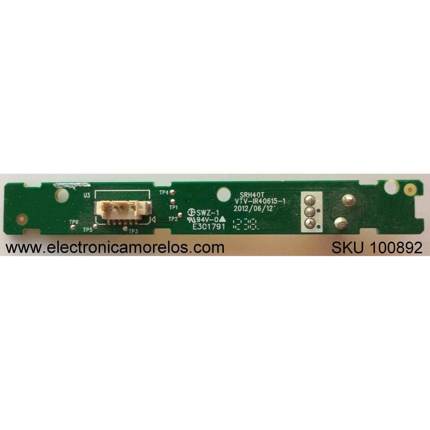SENSOR TOSHIBA VTV-IR40615-1 / MODELO 40l2200U